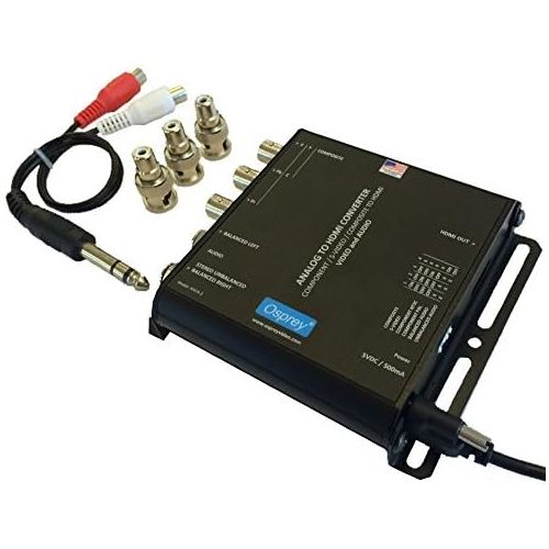  Osprey Video Analog Component, S-Video, CVBS, Composite to HDMI Converter with Audio Embedding