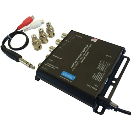  Osprey Video Analog Component, S-Video, CVBS, Composite to HDMI Converter with Audio Embedding