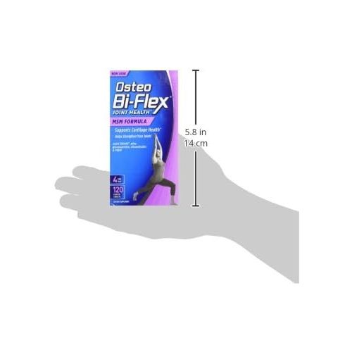  Osteo Bi-Flex MSM Advanced Joint Shield Formula with 5-Loxin,120 Cplts