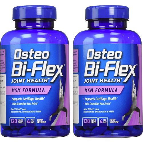  Osteo Bi-Flex MSM Advanced Joint Shield Formula with 5-Loxin,120 Cplts