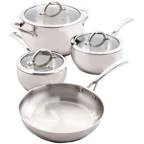  Oster Derrick 7-Piece Stainless Steel Cookware Set