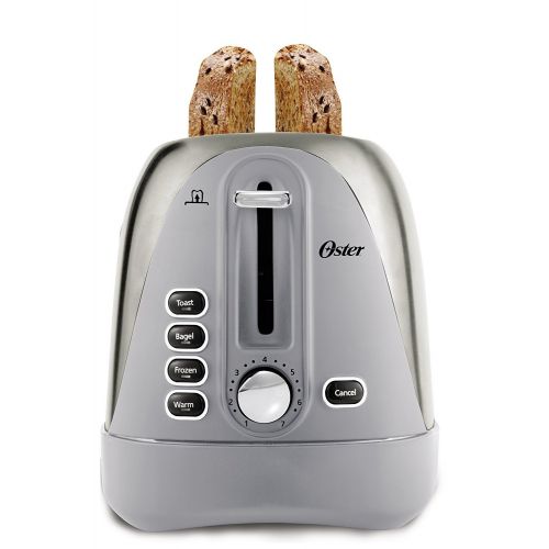  Oster 2 Slice Brushed Metallic Toaster Stainless Steel