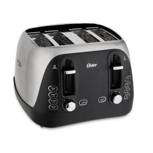  Oster 4-Slice Toaster, Brushed Stainless Steel (TSSTTRJBS4)