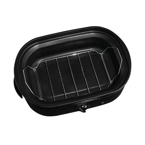  Oster 22-Quart Roaster Oven with Self-Basting Lid, Stainless Steel