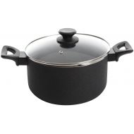 Oster Ashford 6 Quart Aluminum Dutch Oven with Lid in Black