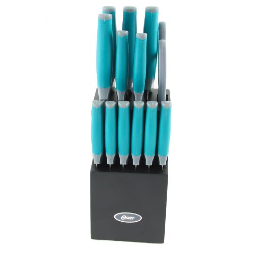  Oster Lindbergh 14 piece Cutlery Set in Teal