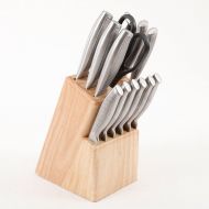 Oster Cuisine Stainless Steel Knife Set with Storage Block (13 Pieces)