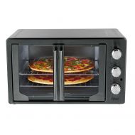 Oster Metallic & Charcoal French Door Oven with Convection