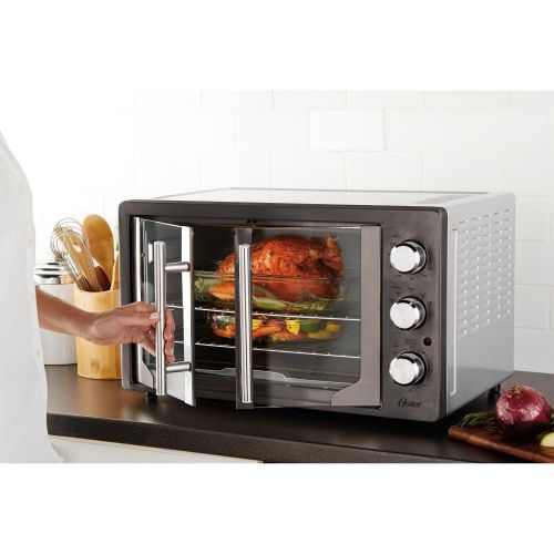  Oster Metallic & Charcoal French Door Oven with Convection