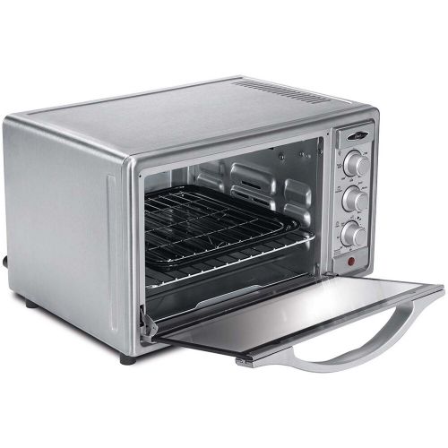  Oster Brushed Stainless Steel 6-slice Convection Toaster Oven by Oster