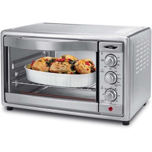  Oster Brushed Stainless Steel 6-slice Convection Toaster Oven by Oster