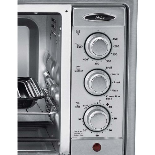  Oster Brushed Stainless Steel 6-slice Convection Toaster Oven by Oster