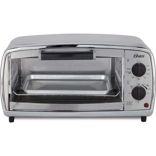  Oster Stainless Steel 4-slice Toaster Oven by Oster