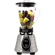 Oster BPCT02-BA0-000 6-Cup Glass Jar 2-Speed Toggle Beehive Blender, Brushed Stainless
