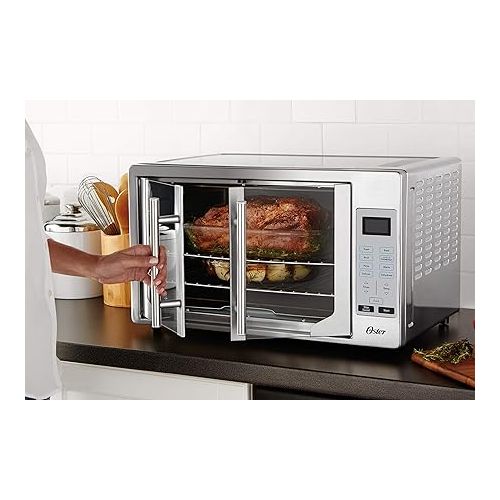  Oster Convection Oven, 8-in-1 Countertop Toaster Oven, XL Fits 2 16