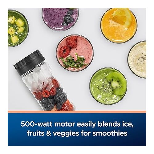  Oster MyBlend Plus Personal Blender, 20-Oz, BPA-Free, Portable, 500-Watt, with a One-Touch Function, Stainless Steel Blade, and 3-Year Satisfaction Guarantee