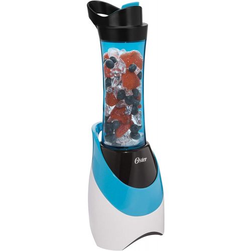  Oster BLSTPB-WBL My Blend 250-Watt Blender with Travel Sport Bottle, Light Powder Blue