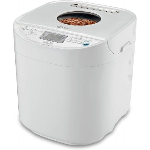  Oster Expressbake Breadmaker, 2-lb. Loaf Capacity, 2 lb, White/Ivory