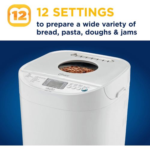  Oster Expressbake Breadmaker, 2-lb. Loaf Capacity, 2 lb, White/Ivory