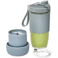 [아마존베스트]Oster Blend Active Portable Blender with Drinking Lid, USB Chargeable Personal Blender, Gray