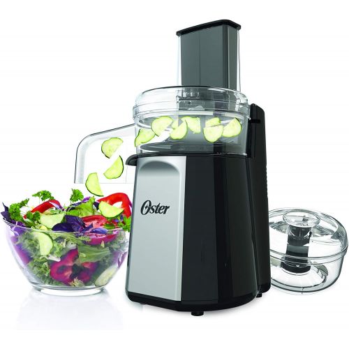  [아마존베스트]Oster Oskar 2-in-1 Salad Prep & Food Processor, Black FPSTFP4050 (Silver)