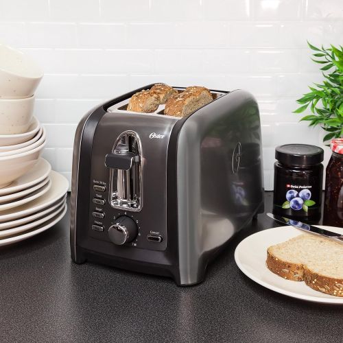  [아마존베스트]Oster Black Stainless Toaster