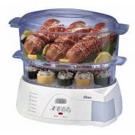 [아마존베스트]Oster 5712 Electronic 2-Tier 6.1-Quart Food Steamer, White