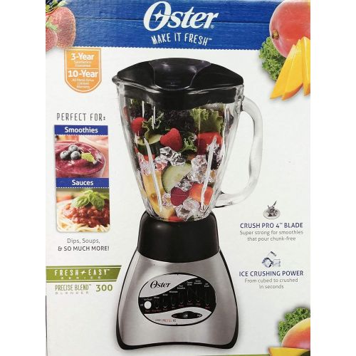 Oster 6812-001 Core 16-Speed Blender with Glass Jar, Black