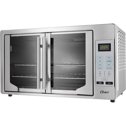  Oster Convection Countertop and Toaster Oven French Door and Digital Controls Stainless Steel, Extra Large