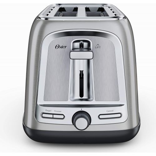  Oster 2-Slice Toaster with Advanced Toast Technology, Stainless Steel