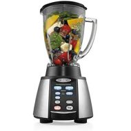 Oster Reverse Crush Counterforms Blender, with 6-Cup Glass Jar, 7-Speed Settings and Brushed Stainless Steel/Black Finish - BVCB07-Z00-NP0