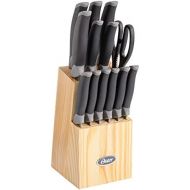 Oster Lindbergh 14 Piece Stainless Steel Cutlery Set, Black