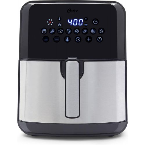  [아마존베스트]Oster DiamondForce Nonstick XL 5 Quart Digital Air Fryer, 8 Functions with Digital Touchscreen