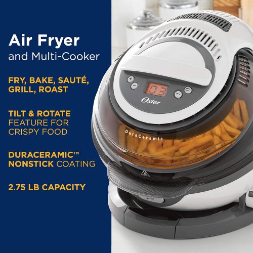  Oster Dura Ceramic Air Fryer, Large3L, Black