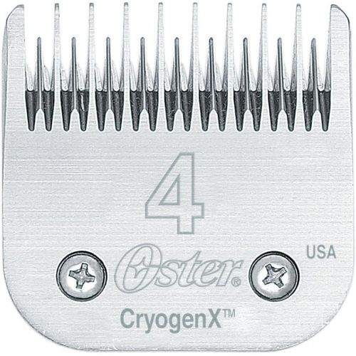  Oster CryogenX Professional Animal Clipper Blade, Skip Tooth, Size 4 (078919-136-005)