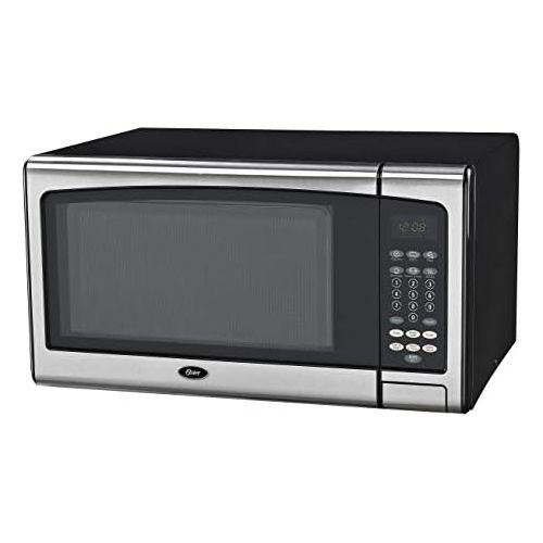  Oster OGSMJ411S2-10 1.1 cu. Ft. Microwave Oven, Stainless Steel