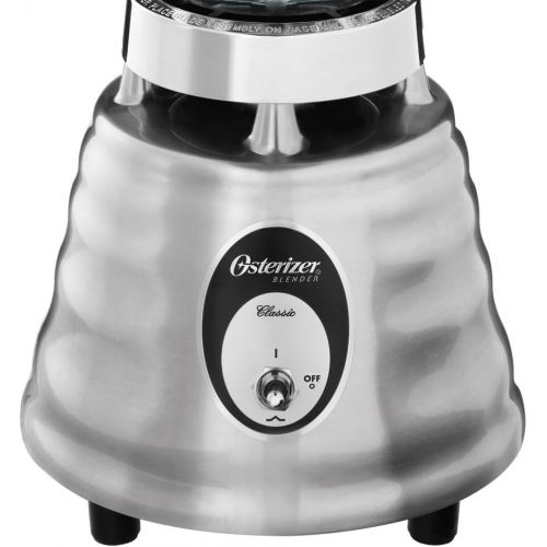 Oster 4093-008 5-Cup Glass Jar 2-Speed Beehive Blender, Brushed Stainless