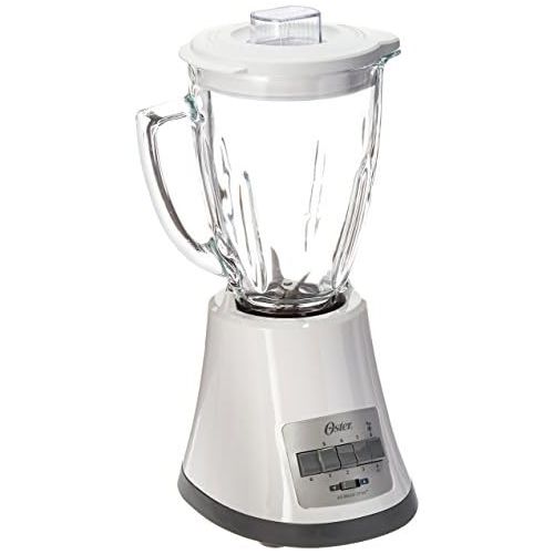  Oster BLSTMG White 8 Speed 6-Cup Glass Jar Blender, 220 Volts (Not for USA)