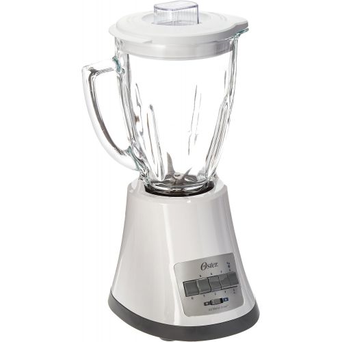  Oster BLSTMG White 8 Speed 6-Cup Glass Jar Blender, 220 Volts (Not for USA)