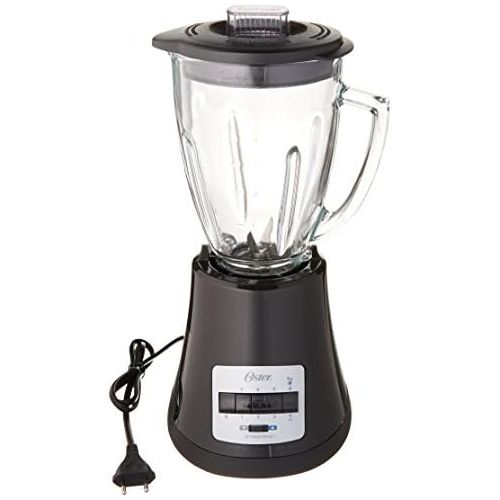  Oster BLSTMG Black 8 Speed 6-Cup Glass Jar Blender, 220 Volts (Not for USA)