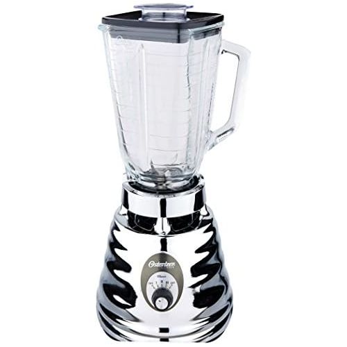  Oster 4655 blender, Retro Chrome 3 speed, 5 cup glass jar.