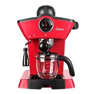 Oster BVSTEM4188 Red Steam Espresso Cappuccino Maker (Not in USA), 220V, Red