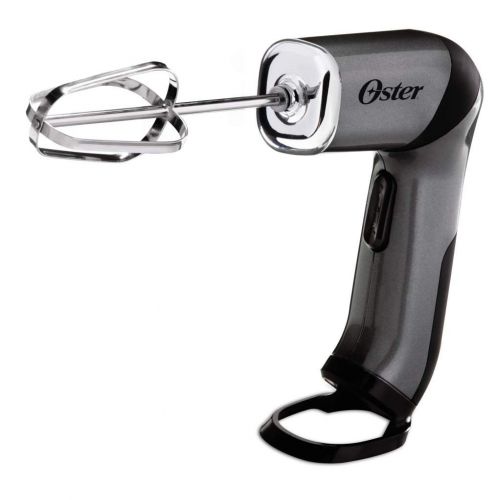  Oster FPSTHB6600-GRY 3-in-1 Twisting Handheld Mixer, Grey