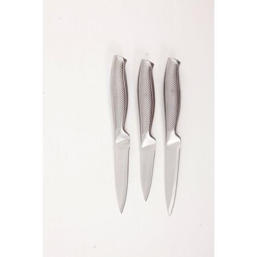  Oster Cuisine 109425.14 Evertsberg 14 Piece Cutlery Block Set, Stainless Steel