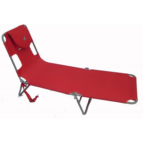  Ostrich Chaise Lounge, Red & Sport-Brella Versa-Brella 4-Way Swiveling Sun Umbrella (FireBrick Red, Regular