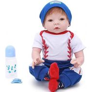 Otards Realistic Reborn Baby Dolls Boy 22 Lifelike Newborn Baby Doll Soft Vinyl Silicone Doll Children Gifts