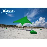 Otentik Beach Sunshade - with Sandbag Anchors - The Original Sunshade Since 2011