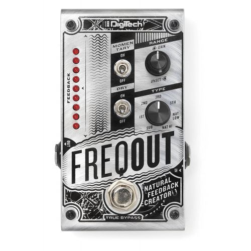  Other Dynamic Feedback Acoustic Guitar Effect Pedal, Silver (FREQOUT-U)