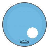 Other Remo Powerstroke P3 Colortone Blue Bass Drumhead, 20, 5 Offset Hole