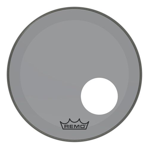  Other Remo Powerstroke P3 Colortone Smoke Bass Drumhead, 18, 5 Offset Hole